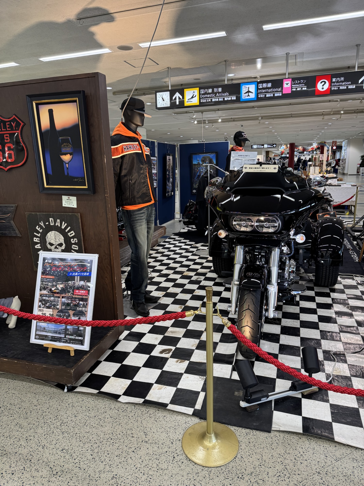 🏍️長崎空港でハーレー・ダビッドソン展示会開催！迫力満点のレポート🔥